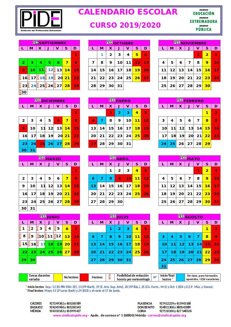 CalendarioEscolar